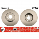 Piduriketas TRW DF6001S