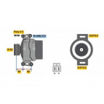 Generaator BOSCH 0 986 081 300