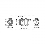 Kompressor, kliimaseade AVA Clever Choice VOAK121