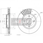 Piduriketas MAXGEAR 19-3353