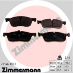 Piduriklotsi komplekt, ketaspidur ZIMMERMANN 22146.180.1