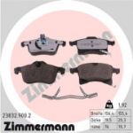 Piduriklotsi komplekt, ketaspidur ZIMMERMANN 23832.900.2