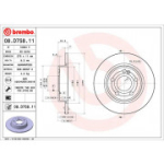 Piduriketas BREMBO 08.D758.11