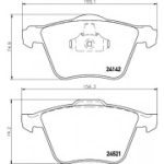 Piduriklotsi komplekt, ketaspidur HELLA 8DB 355 013-001