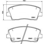 Piduriklotsi komplekt, ketaspidur HELLA 8DB 355 039-921