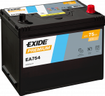 Aku EXIDE Premium EA754 75Ah 630A