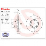 Piduriketas BREMBO 09.7117.10