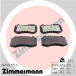 Piduriklotsi komplekt, ketaspidur ZIMMERMANN 24976.175.1