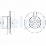 Piduriketas DELPHI BG2682