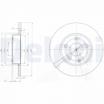 Piduriketas DELPHI BG3840