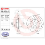 Piduriketas BREMBO 09.5674.2X