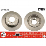 Piduriketas TRW DF1539