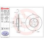 Piduriketas BREMBO 09.A535.21