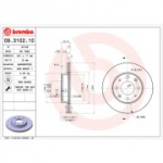 Piduriketas BREMBO 09.3102.10