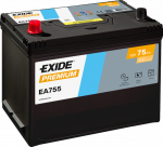 Aku EXIDE Premium EA755 75Ah 630A