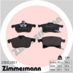 Piduriklotsi komplekt, ketaspidur ZIMMERMANN 23832.200.1