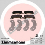 Piduriklotsi komplekt, ketaspidur ZIMMERMANN 25007.168.1