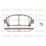 Piduriklotsi komplekt, ketaspidur REMSA 0427.02