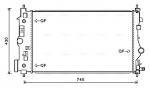 Radiaator, mootorijahutus AVA QUALITY COOLING OL2547