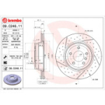 Piduriketas BREMBO 09.C246.11