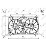 Ventilaator, mootorijahutus NRF 47581