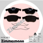Piduriklotsi komplekt,ketaspidur ZIMMERMANN 24536.180.2