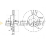 Piduriketas BREMSI CD7559V