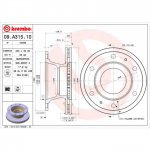Piduriketas BREMBO 09.A315.10