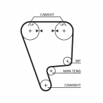 Hammasrihm GATES 5349XS