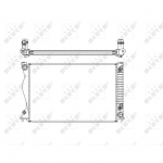 Radiaator, mootorijahutus NRF 58220