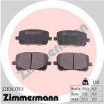 Piduriklotsi komplekt, ketaspidur ZIMMERMANN 23836.170.1