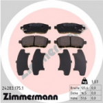 Piduriklotsi komplekt, ketaspidur ZIMMERMANN 24283.175.1