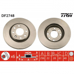 Piduriketas TRW DF2748
