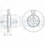 Piduriketas DELPHI BG2693
