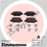Piduriklotsi komplekt, ketaspidur ZIMMERMANN 23138.145.2