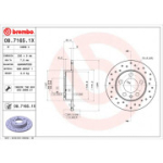 Piduriketas BREMBO 08.7165.1X