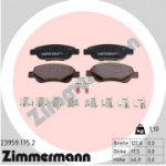 Piduriklotsi komplekt, ketaspidur ZIMMERMANN 23959.175.2