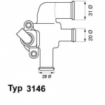 Termostaat, jahutusvedelik WAHLER 3146.90D