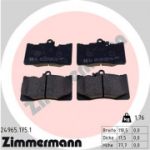 Piduriklotsi komplekt, ketaspidur ZIMMERMANN 24965.175.1