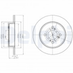 Piduriketas DELPHI BG4345
