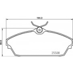 Piduriklotsi komplekt,ketaspidur BREMBO P 82 003