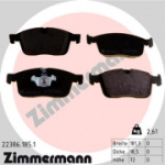 Piduriklotsi komplekt, ketaspidur ZIMMERMANN 22386.185.1