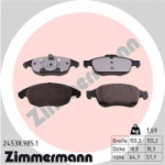 Piduriklotsi komplekt,ketaspidur ZIMMERMANN 24538.985.1