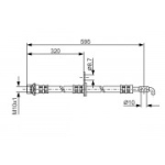 Pidurivoolik BOSCH 1 987 476 250