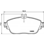Piduriklotsi komplekt, ketaspidur HELLA 8DB 355 019-721