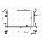 Radiaator, mootorijahutus NRF 54201