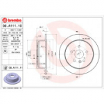 Piduriketas BREMBO 08.A111.11