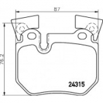 Piduriklotsi komplekt, ketaspidur BREMBO P 06 059