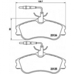 Piduriklotsi komplekt, ketaspidur BREMBO P 61 060