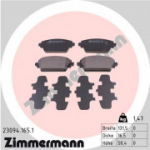 Piduriklotsi komplekt, ketaspidur ZIMMERMANN 23094.165.1